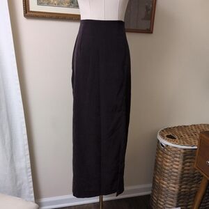 Casual Corner Dark Purple Maxi Skirt